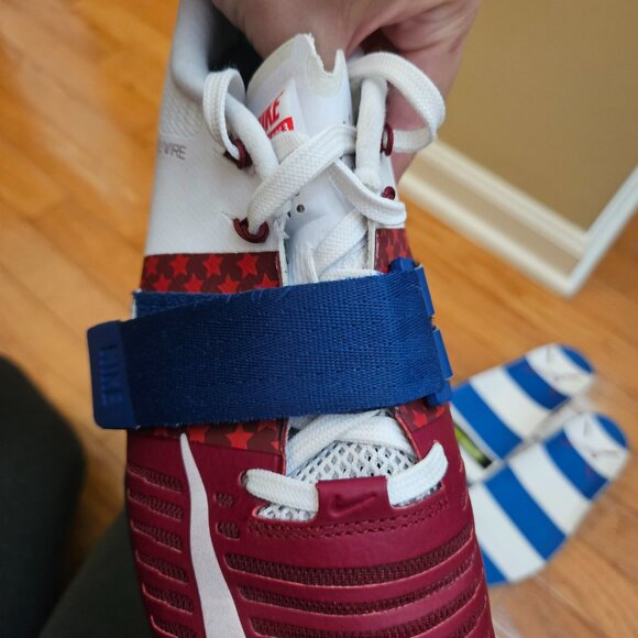 Nike Romaleos 3 Americana Team Red White Gym Blue - Picture 11 of 13